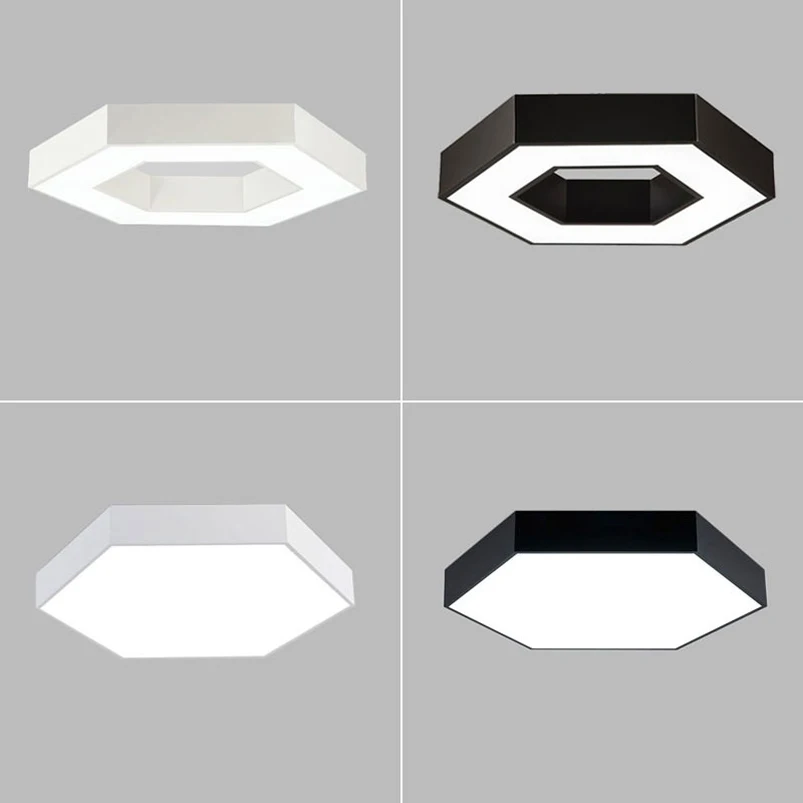 Потолочный светильник светодиодный шестигранный для спальни гостиной балкона