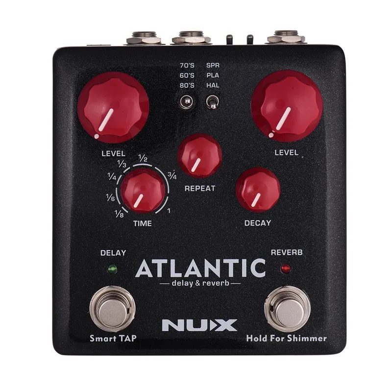 Atlantic NUX электрогитара педаль мульти эффект процессор Amp симулятор задержки реверберации усилитель Kompressor Запчасти для акустической гитары аксессуары - Цвет: Atlantic