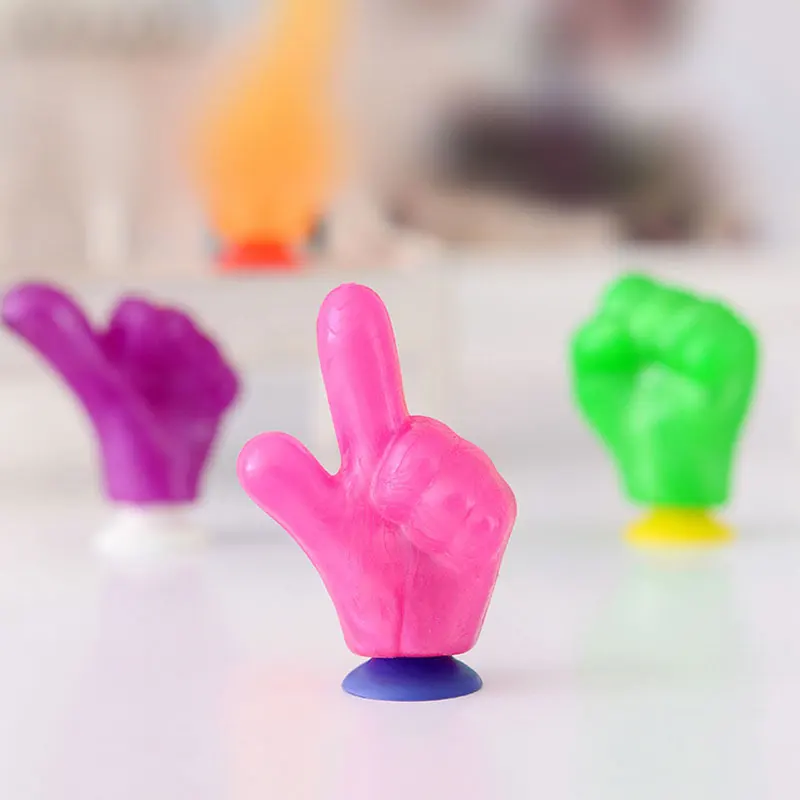 Мультяшный жест на палец 5 шт./компл. с присоской подходит для карандашей из TPR