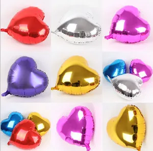 18 дюймов разноцветные сердечные шарики из фольги разных форм украшения для