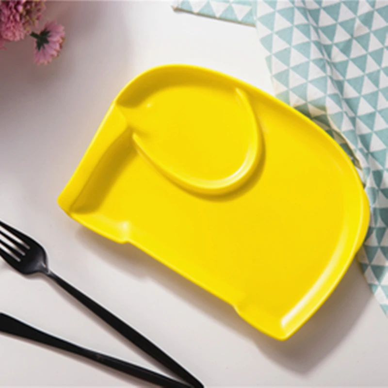 Креативный керамический поднос для детской еды мультяшная тарелка пасты со