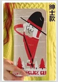 Джентльмен Забавный Печатный женский кошелек медведь кошка Желая бутылка Жираф синий кит животный узор Длинный кошелек красивая женская сумка - Цвет: 4