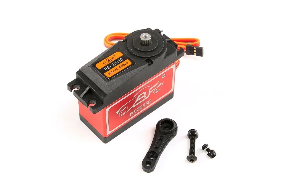 

RC CAR PARTS 55KG metal gear big Servo kits 63046 with 15T 17T plastic arm fit baja losi 5t dbxl