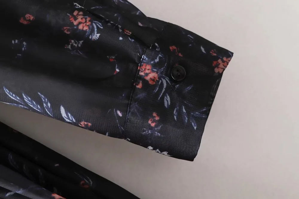 OMCHION Народная ретро цветочной вышивкой летнее платье длинный рукав 2018 свободно