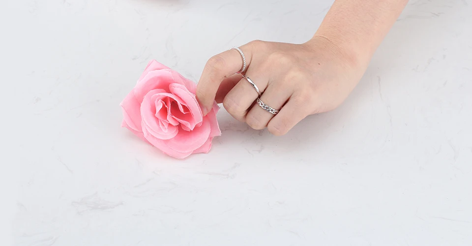 ORSA JEWELS, 925 пробы, серебряные кольца для женщин, классические, круглые, полностью проложенные, AAA кубический циркон, обручальное кольцо для девочек SR63
