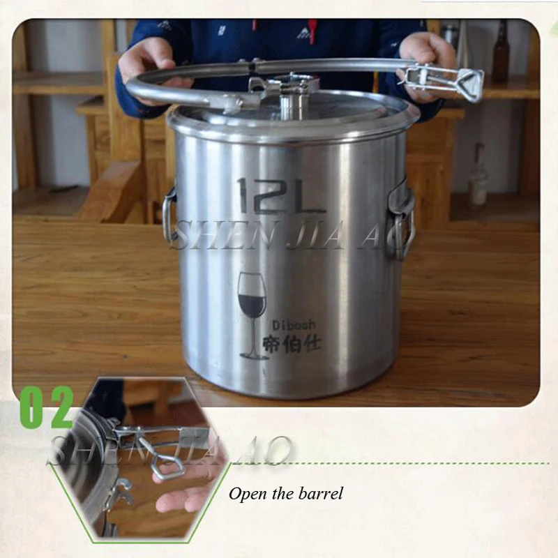 12L дистиллятор Кастрюля/бойлеры Moonshine Vol Liqour Maker машина для бренди виски водки