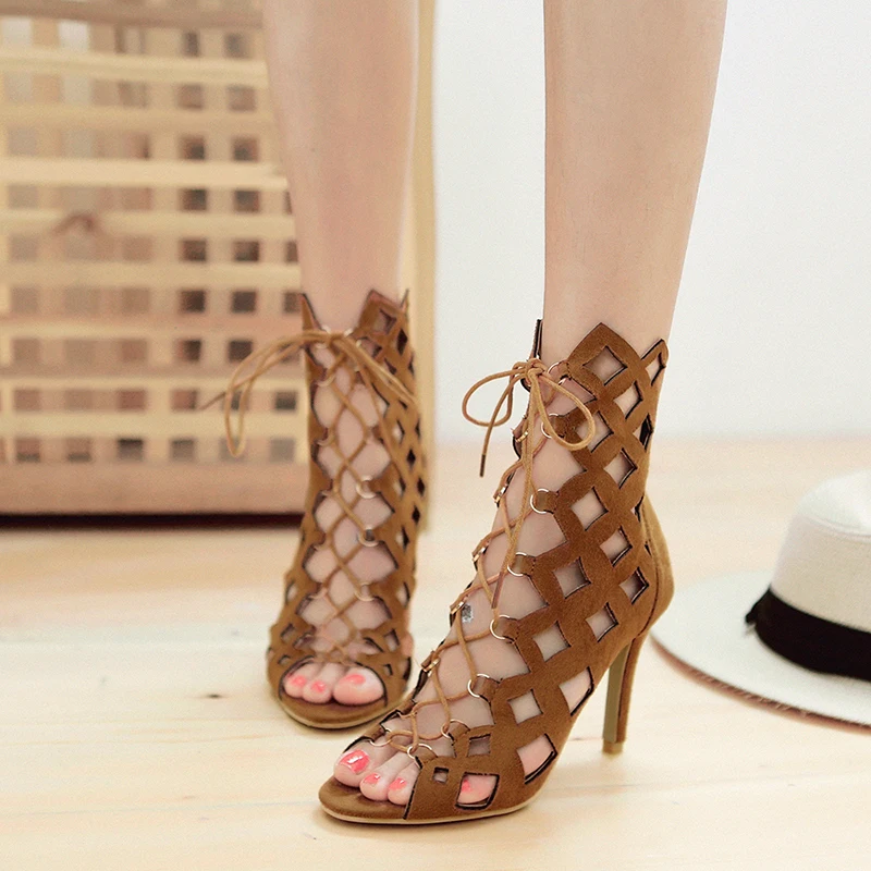 Женские замшевые сандалии на высоком каблуке с перфорацией|high-heeled sandals|sandal feetwomen
