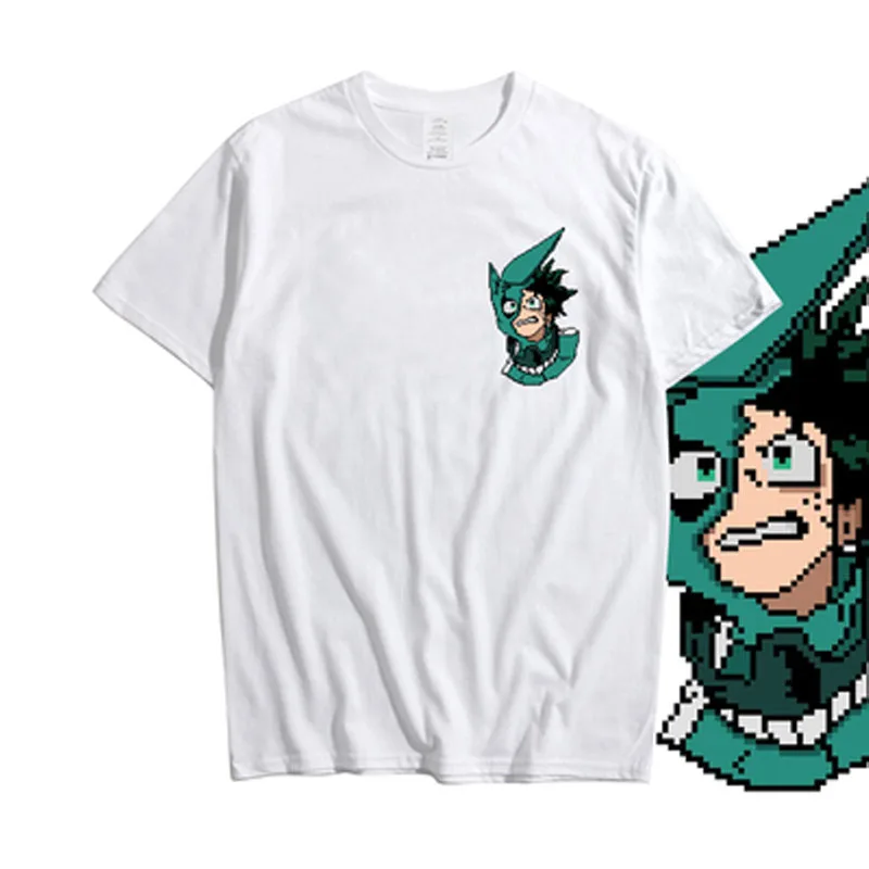 Мужская хлопковая летняя футболка Cosroad Boku No Hero academic Midoriya Izuku | Тематическая одежда