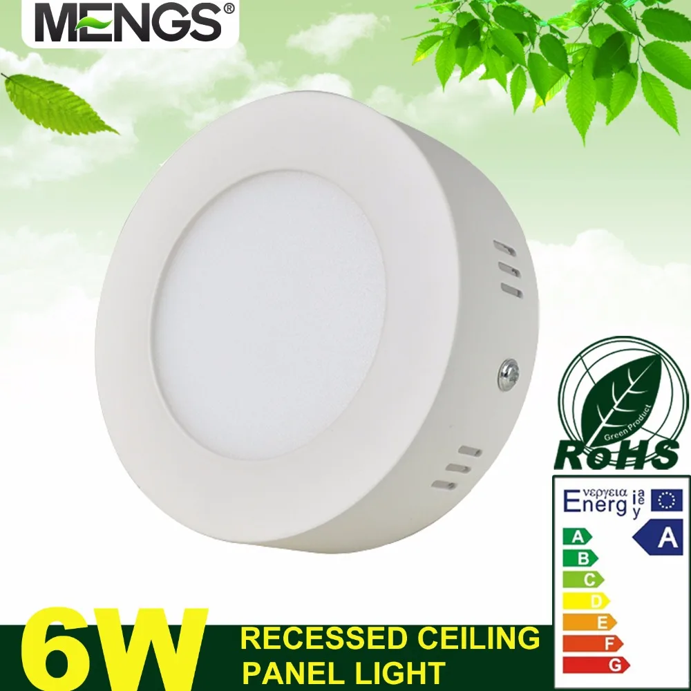 MENGS 6 Вт круглый светодиодный потолочный светильник 30x2835 SMD СВЕТОДИОДНЫЙ