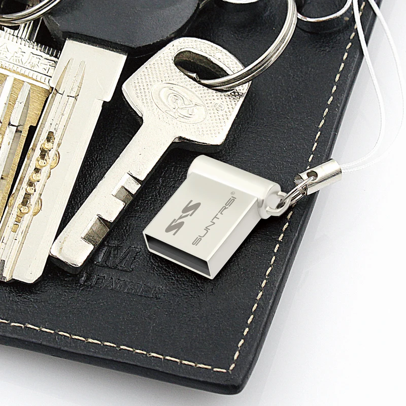 Suntrsi USB флэш-накопитель металлическая ручка привод Оптовая цена Pendrive 64GB флешка