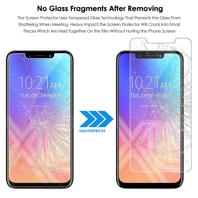 Qosea для BLU Vivo One Plus 2019 ультратонкая прозрачная защитная пленка из закаленного