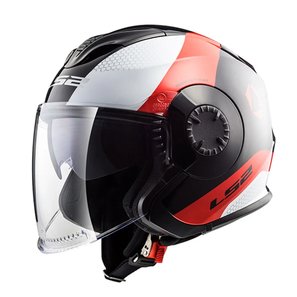 LS2 OF570 Открытый мотоциклетный шлем для скутера Capacete Moto шлемы Jet Helm Kask