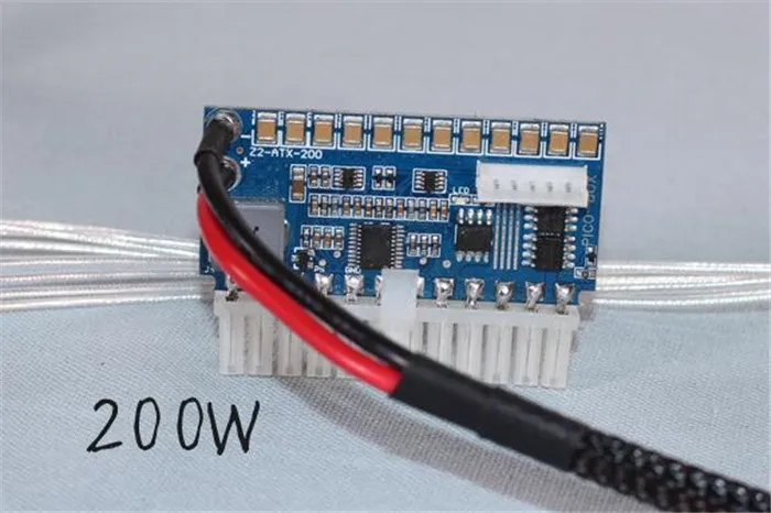 Pico Box Z2 ATX 200 DC 12V Switch PSU Car Mini ITX High Power Supply Module 200W 24Pin плата питания компьютера|Платы
