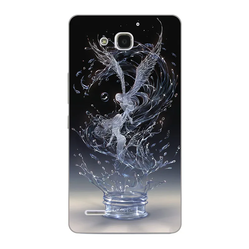 Soft Silicone Cases For Huawei Honor 3X G750 3 X G750-U00 5.5&quot Case Cover Cute Printing Drawing Phone Back Fundas | Мобильные