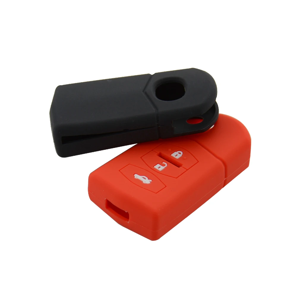 OkeyTech 1 шт. автомобильный чехол силиконовый для ключей держатель защита Mazda 2 3 5 6 RX8