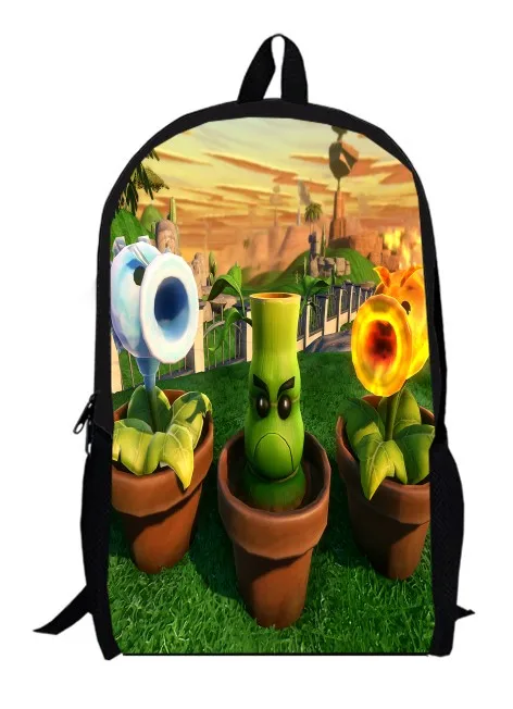 Рюкзак зомби 15 дюймов детский двухслойный мультяшный аниме рюкзак ПВХ мужские