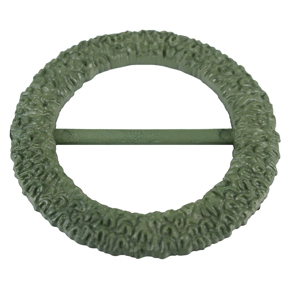 20 шт. зеленые круглые пряжки Лента слайдер рукоделие с внутренним отверстием 48 мм