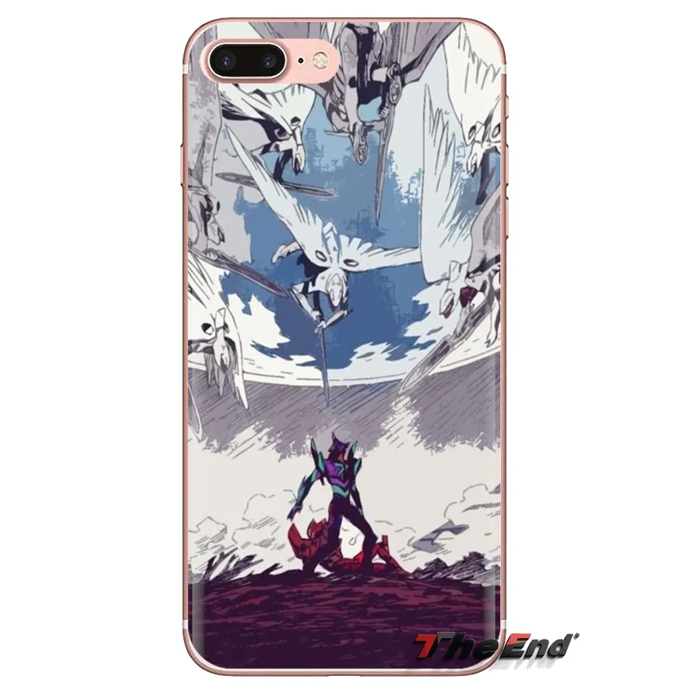 Evangelion unit For Samsung Galaxy S3 S4 S5 Mini S6 S7 Edge S8 S9 S10 Plus Note 3 4 5 8 9 Transparent Soft Cases Covers |
