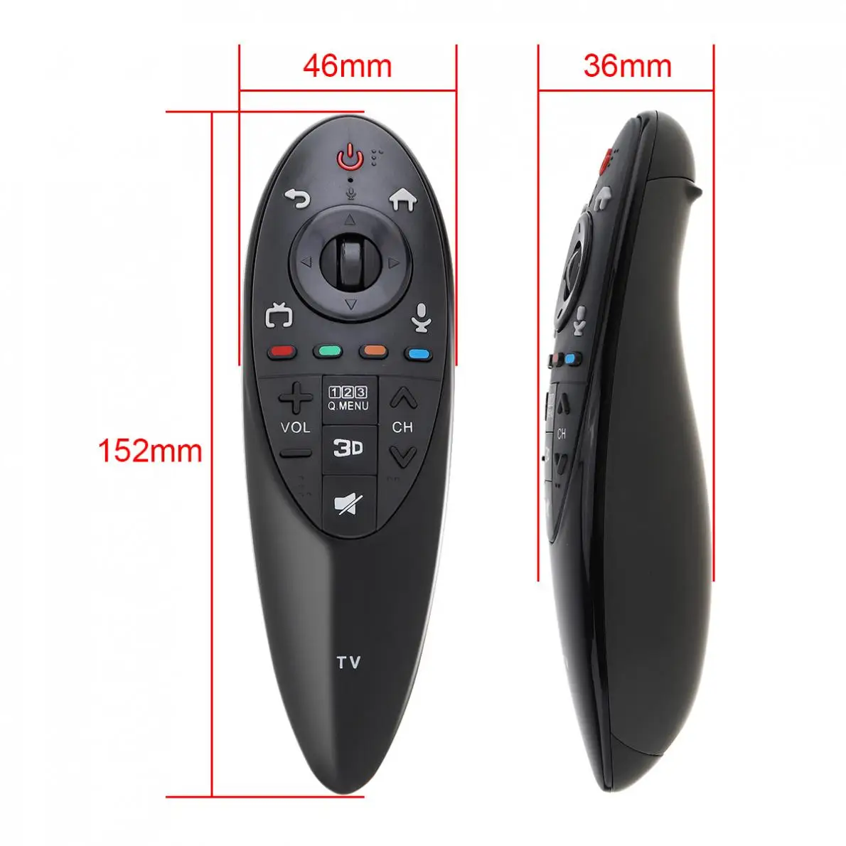 3D волшебный пульт дистанционного управления LCD Smart TV дистанционное управление AN