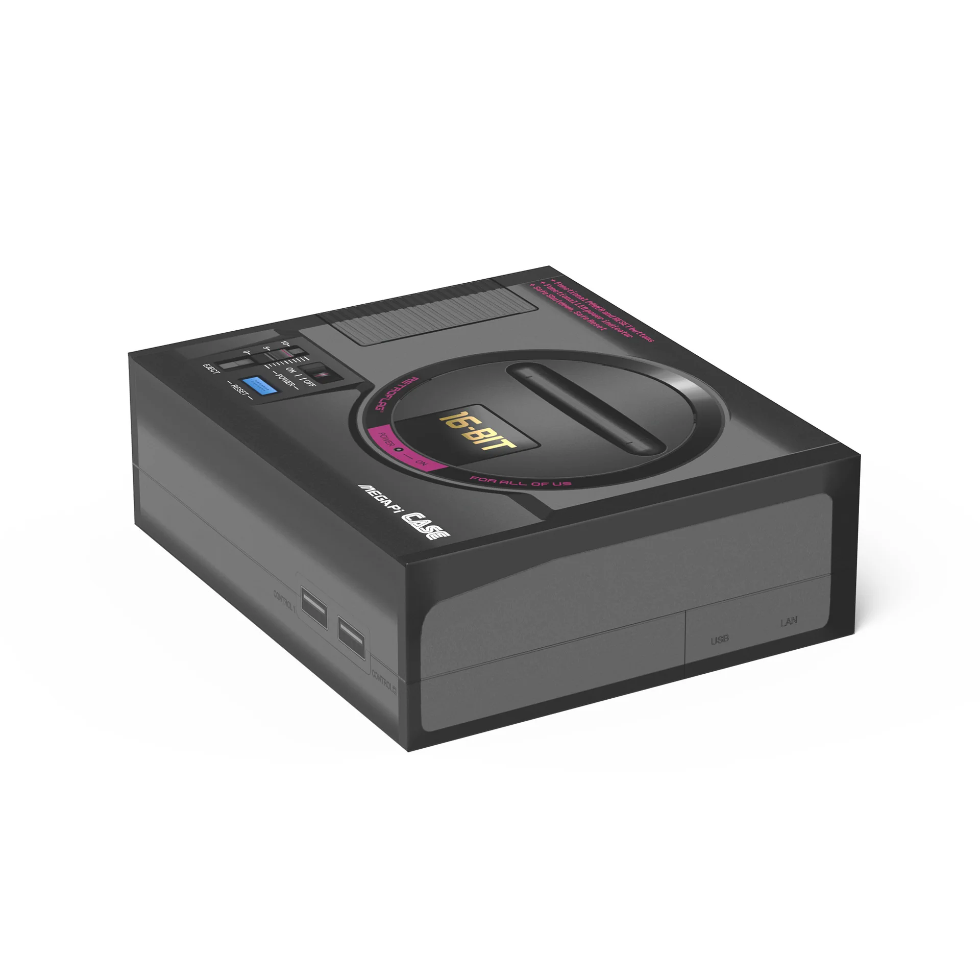 Retroflag MEGAPi чехол/игровой контроллер функциональная кнопка для Raspberry Pi 3 B Plus(3B+)/3B/2B