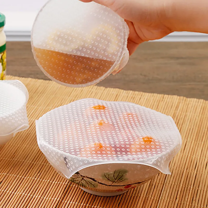 Свежая крышка Крышка для чаши жидкости морозильная камера Прозрачная