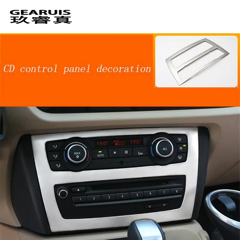 Автомобильный Стайлинг интерьера отделка кондиционер CD панель управления