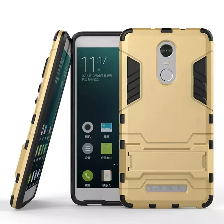 Прохладный ironman броня hybird двойной телефон случаях для xiaomi redmi note 3 case примечание 4