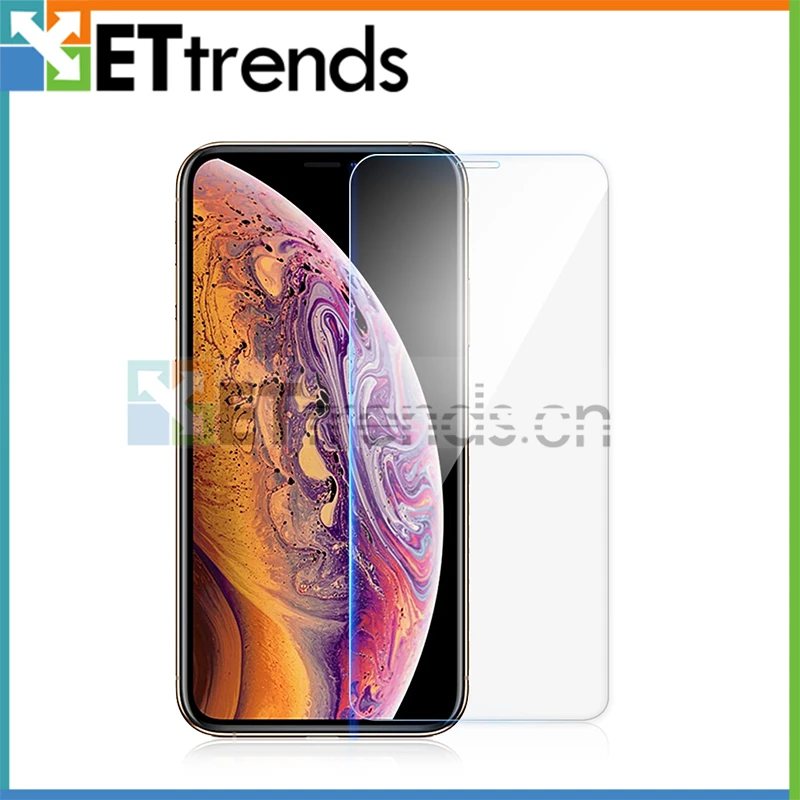 100 шт/партия iphoneXS макс. Закаленное стекло Защитная пленка для экрана без упаковки