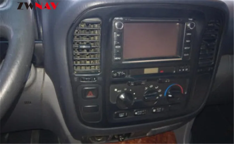 Тесла стиль Android 7,1 большой экран автомобильный DVD для Toyota Land Cruiser lc100 1998-2002 Аудио Видео Радио Стерео gps навигация 1 din