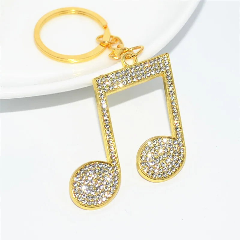 Uodesign брелок с подвеской в виде музыкальной ноты для мужчин автомобиля стиле