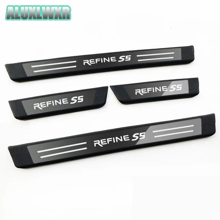 

Car-styling Stainless Door Sill Scuff Plate Cover 2013 2014 2015 2016 2017 2018 2019 Car Accessories Protector for Jac Refine S5