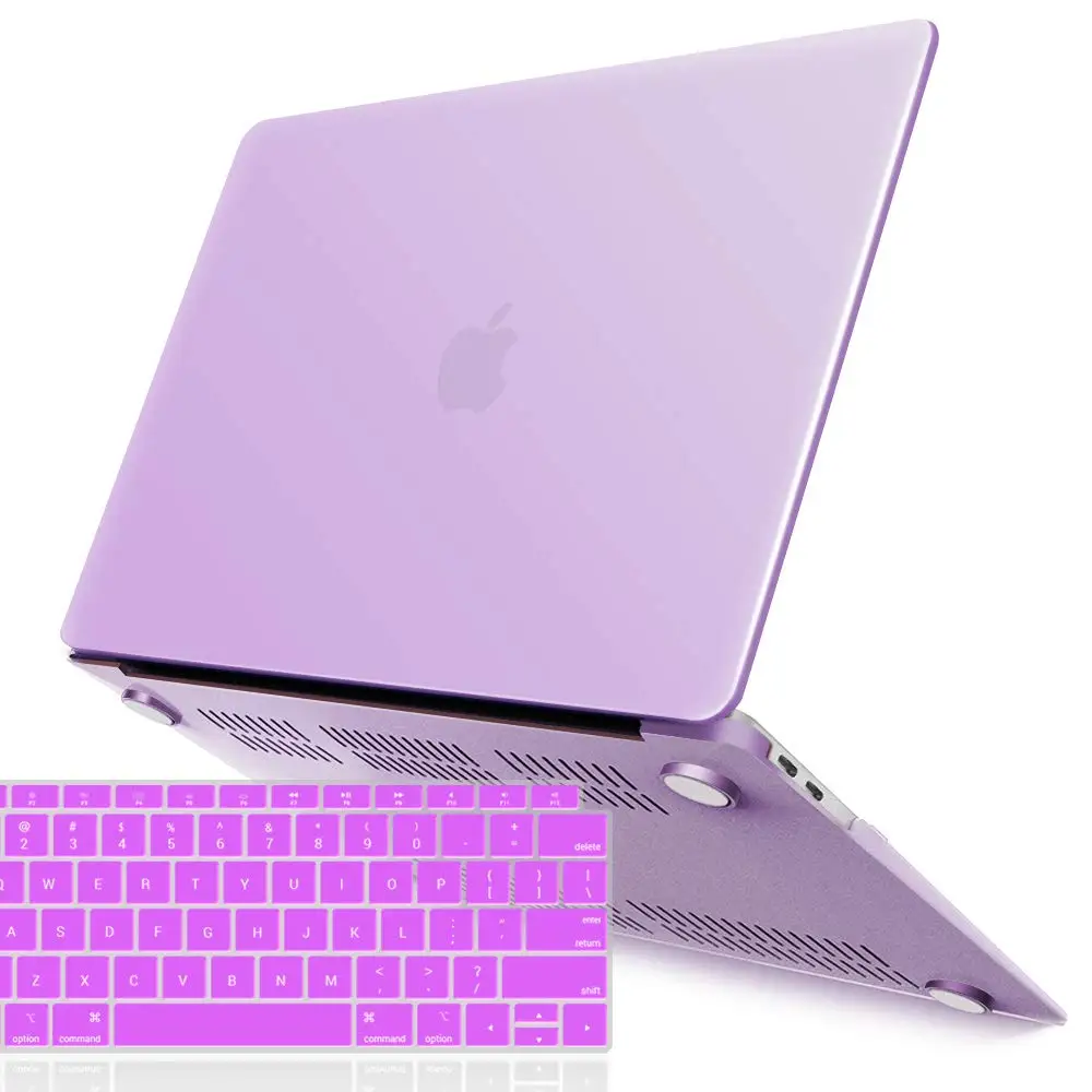 Жесткий чехол с резиновым покрытием + кожаный для клавиатуры Apple MacBook Air 13 дюймов