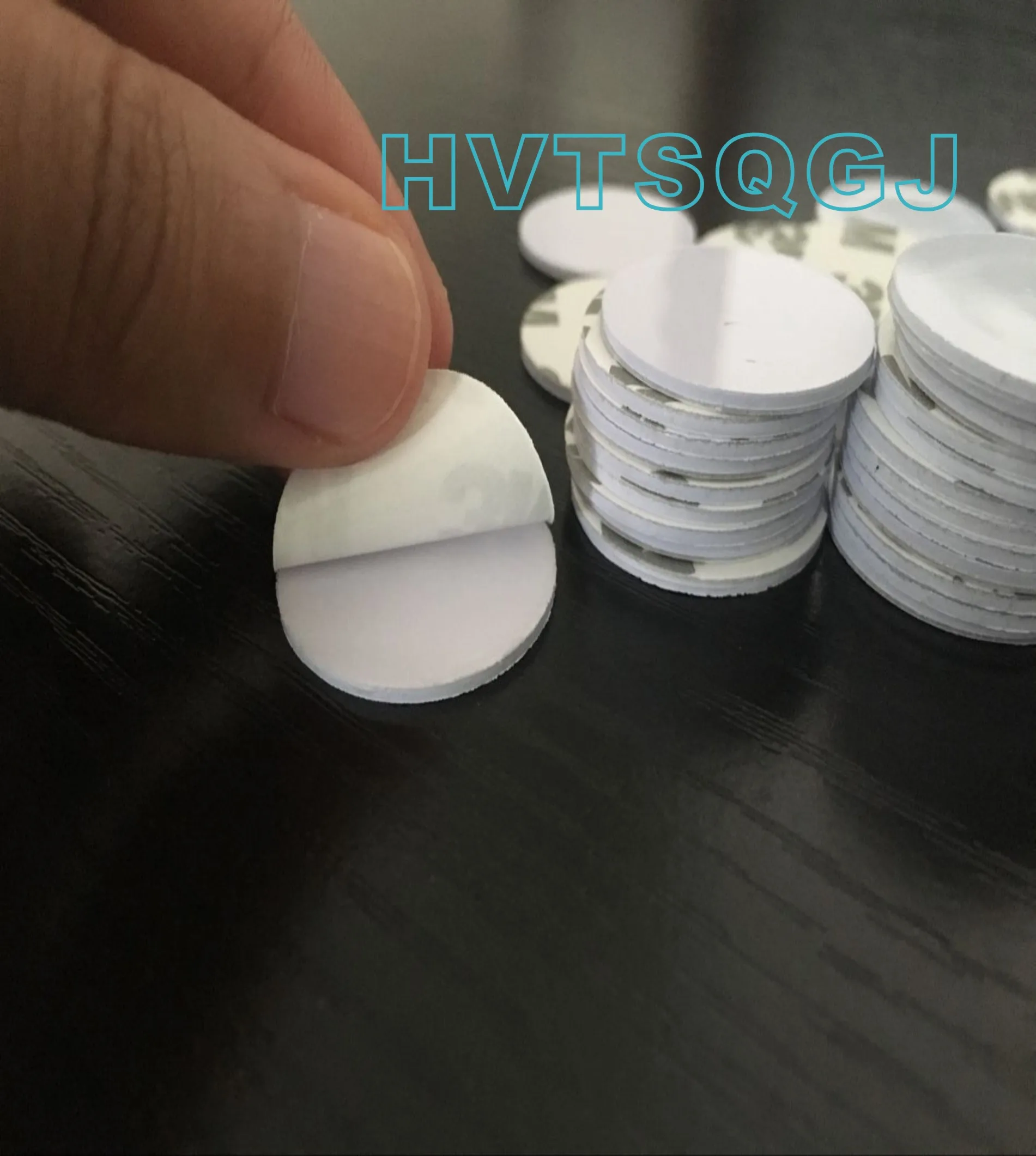 10 шт. RFID карточки TK4100 EM4100 125 кГц с клейкой лентой 3M диаметр 25 мм|IC/ID карты| |