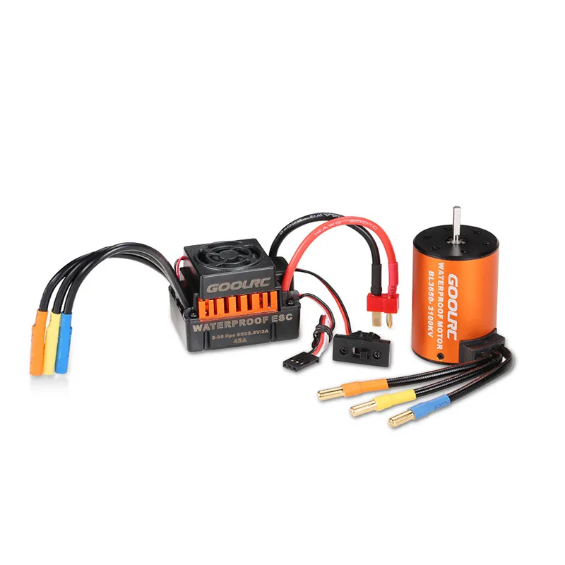 Surpass Hobby водонепроницаемый 3650 3100KV бесщеточный мотор + 45A ESC комбо набор для 1/8 Rc