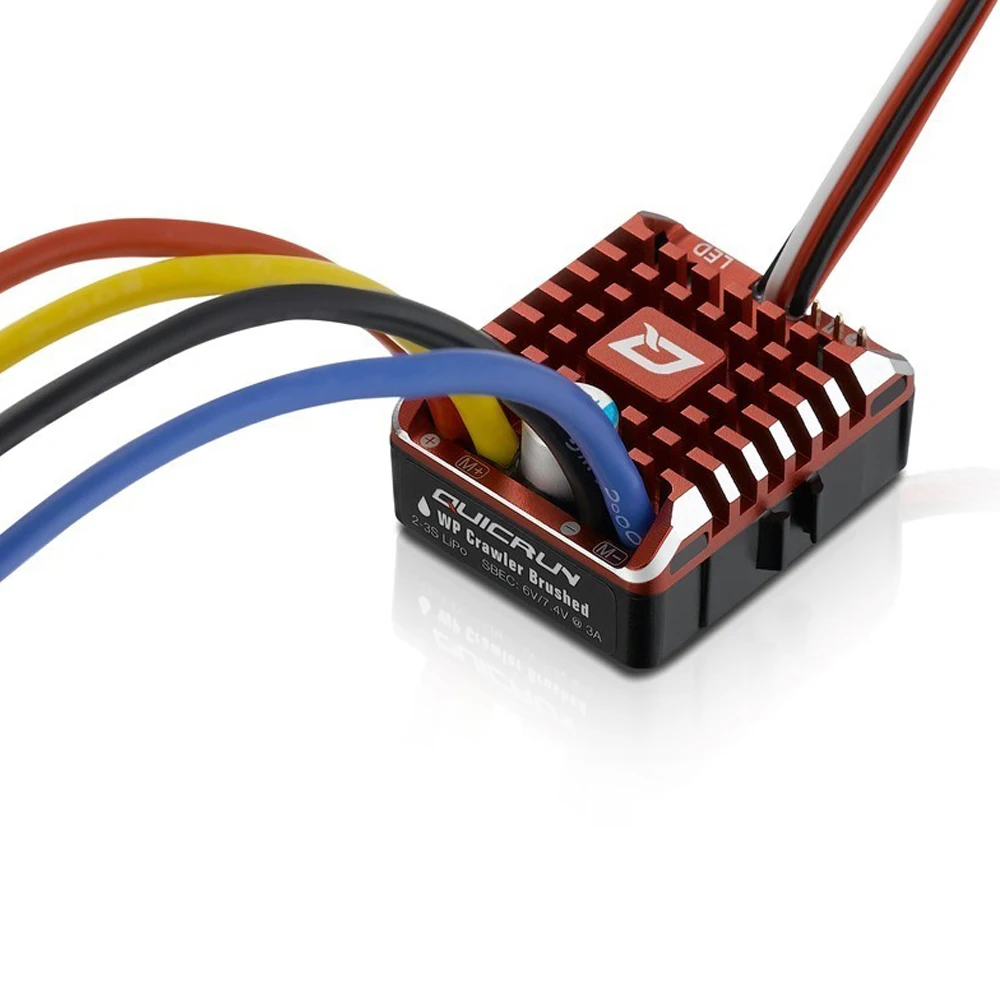 Hobbywing quicrun WP 1/10 1/8 RC Гусеничный матовый ESC Whaterproof регулятор скорости встроенный BEC с