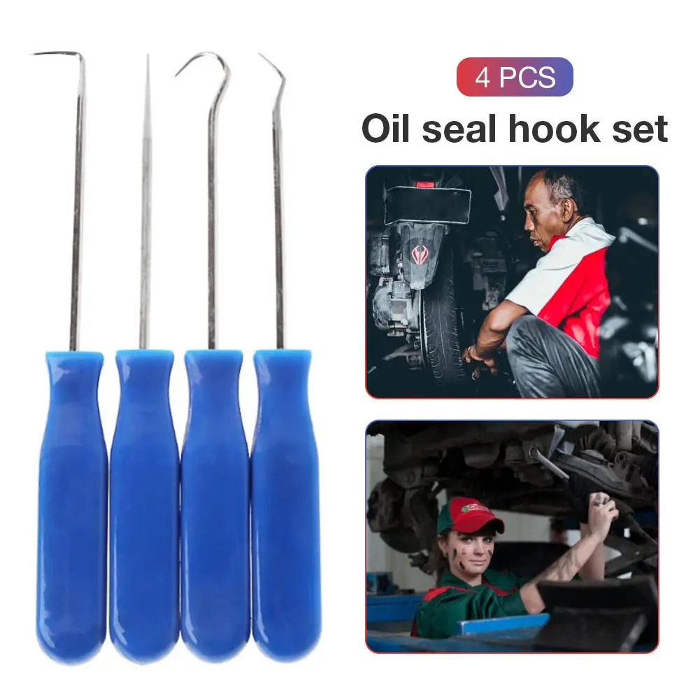 Oil Seal Screwdriver 4 Piece Set Group Pull Hook Pick Tire Stone Cleaning Toner Cartridge Plus Powder Tool Car Repair Parts | Автомобили и
