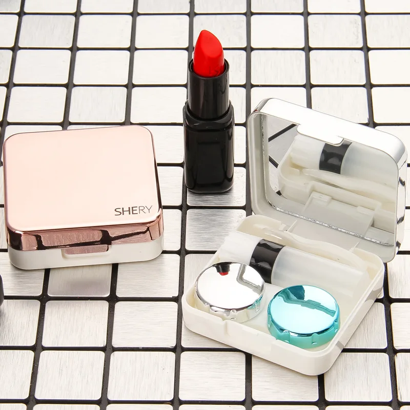 Высококачественный светоотражающий чехол для контактных линз с зеркальным