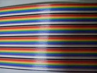 Оригинальный цветной кабель 40 P можно отжимать 2 54 FC leader DuPont head seven tin plating line Лидер