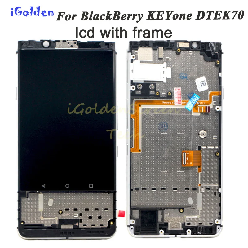 100% новый ЖК дисплей для BlackBerry KEYone DTEK70 1620x1080 Pantalla Замена DTEK 70 сенсорный экран|display
