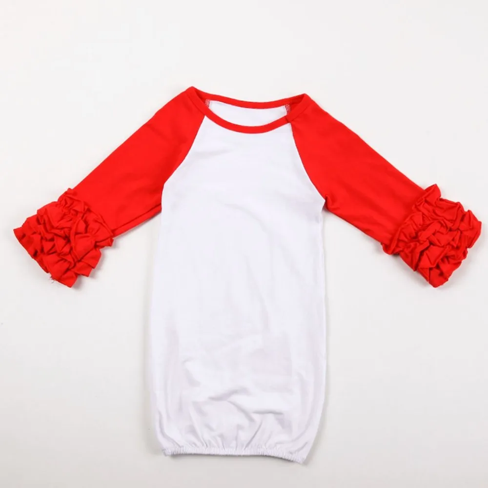 Платье с длинным рукавом и оборками для новорожденных индивидуальная Одежда