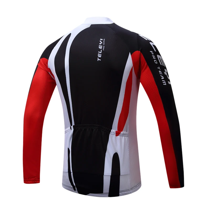 TELEYI осень Pro Team Ropa Ciclismo Велоспорт Джерси Спортивная одежда для улицы Дышащая MTB