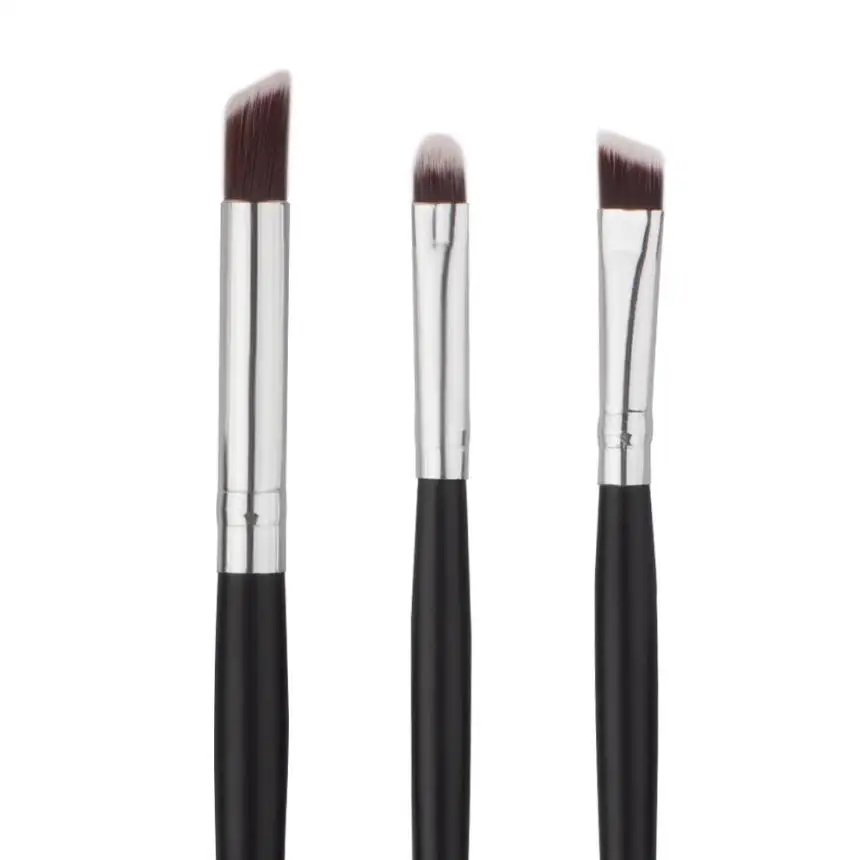 6 шт./компл. черный Pro набор кистей для макияжа Make up Косметика Кисть подводки глаз