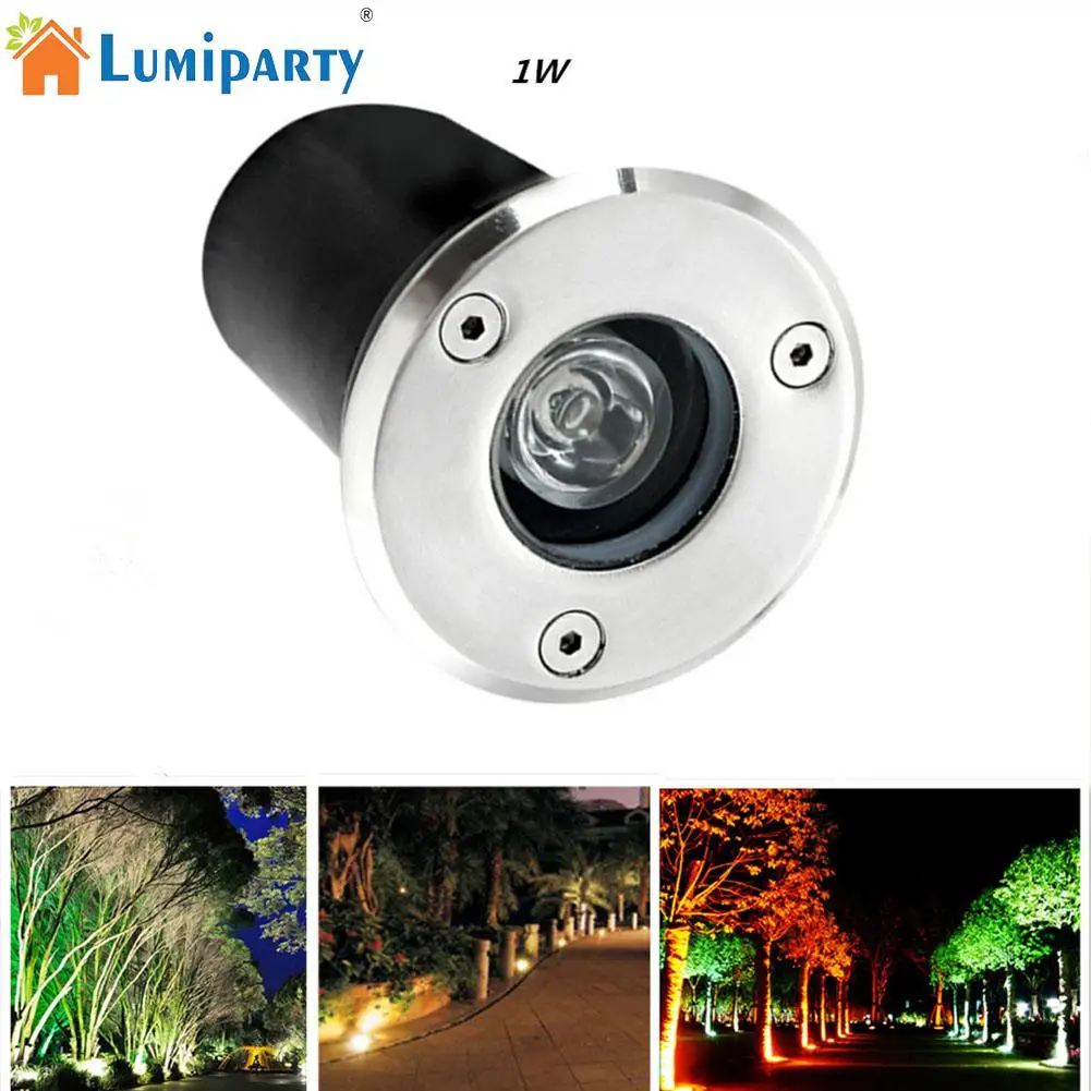 LumiParty LED подземный свет 1 Вт IP67 похороненный под заземлением лампа Открытый Путь