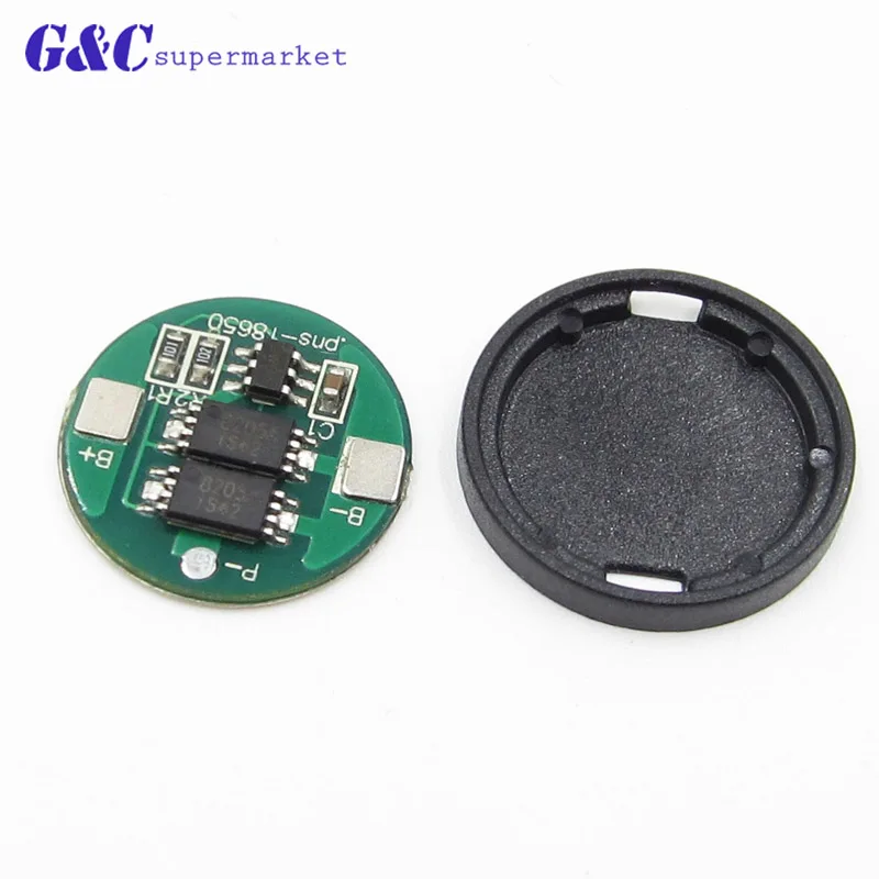 5PCS 1S 4A BMS 18650 battery 4.2V battery protection board 18650 lithium charge and discharge protection board dual MOS