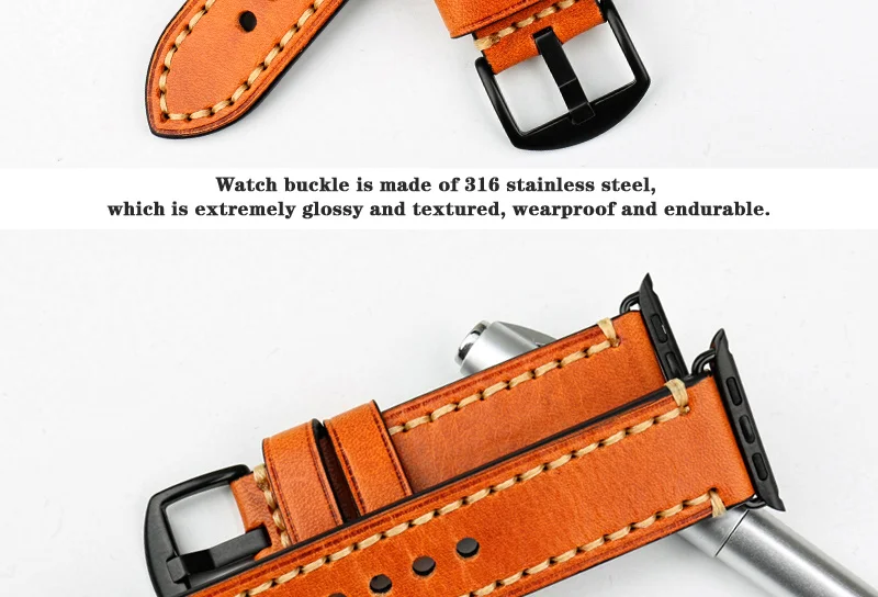 MAIKES кожаные ремешки для часов Apple Watch Band Series 44 мм 40 мм аксессуары для часов Ремешок для часов аpple 42 мм 38 мм iWatch 4 3 2 1