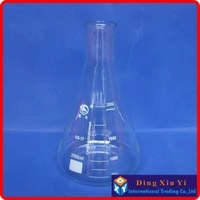 2000ml glass erlenmeyer flask 2000ml glass conical flask laboratory use 2000glass triangle flask boro glassgg17