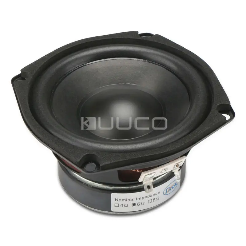 Динамик сабвуферный 4 5 дюйма 6 Ом Hi Fi 40 Вт|speaker 40w|speaker forspeaker speaker |