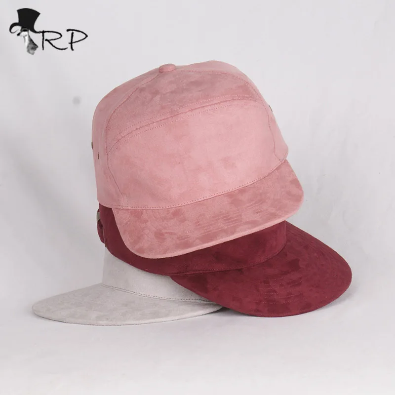 Вельветовые замшевые брендовые пустые 5 кепки хип-хоп шляпа Bone Bobby Five бейсболка