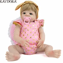 Силиконовая кукла KAYDORA полная Кукла Reborn 55 см Bebe Alive детские