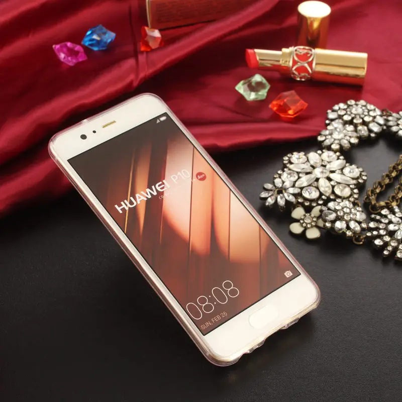 Мягкий чехол-накладка для huawei p10 чехлы с динамическим жидким блеском кристаллами